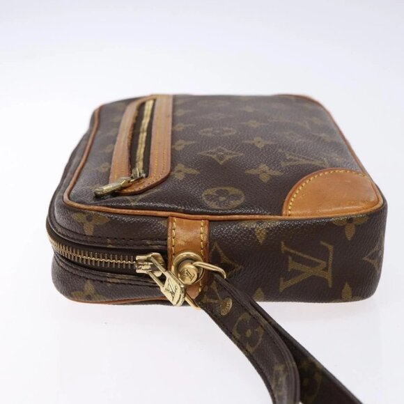 LOUIS VUITTON Monogram Marly Dragonne GM Clutch Bag M51825 LV Auth ep10354 - Picture 4 of 16